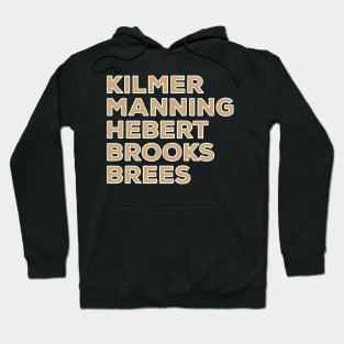 Black and Gold QBs Hoodie